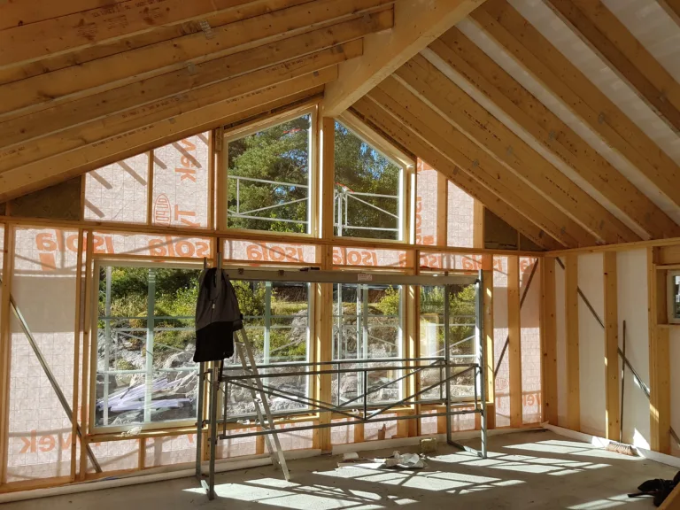 Arbeid på hus innvendig